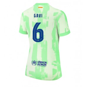 Barcelona Paez Gavi #6 Tredje Tröja Kvinnor 2024-25 Kortärmad